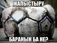 жапыстыру баранын ба не?