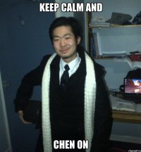 keep calm and chen on