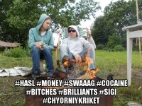  #hasl #money #swaaag #cocaine #bitches #brilliants #sigi #chyorniykriket