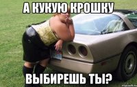 а кукую крошку выбирешь ты?