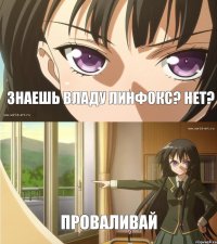 ЗНАЕШЬ ВЛАДУ ЛИНФОКС? НЕТ? ПРОВАЛИВАЙ