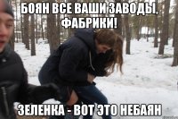 боян все ваши заводы, фабрики! зеленка - вот это небаян