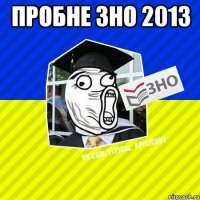 пробне зно 2013 