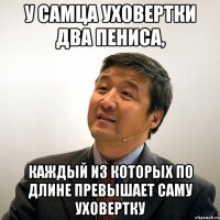 у самца уховертки два пениса, каждый из которых по длине превышает саму уховертку