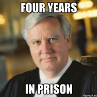 four years in prison