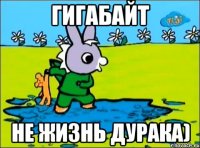 гигабайт не жизнь дурака)