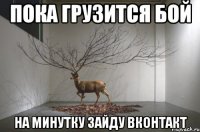 пока грузится бой на минутку зайду вконтакт