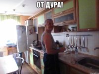 от дура! 