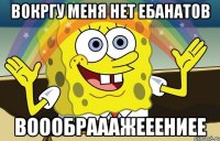 вокргу меня нет ебанатов воообрааажееениее