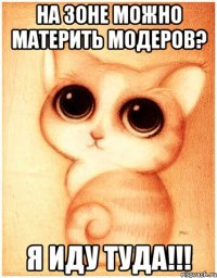 на зоне можно материть модеров? я иду туда!!!