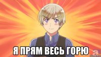  я прям весь горю