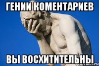 гении коментариев вы восхитительны