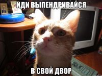 иди выпендривайся в свой двор