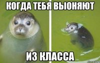 когда тебя выоняют из класса