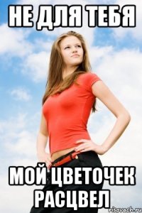 не для тебя мой цветочек расцвел
