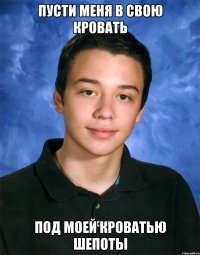 пусти меня в свою кровать под моей кроватью шепоты