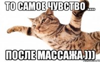 то самое чувство .... после массажа )))