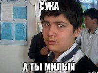 сука а ты милый