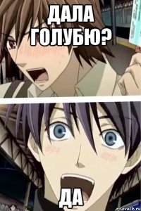 дала голубю? да