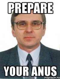 prepare your anus