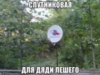 спутниковая для дяди лешего