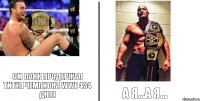 См Панк продержал титул чемпиона WWE 434 дня! А я...А я...