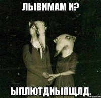 лывимам и? ыплютдиыпщлд.