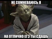 не сомневаюсь я на отлично егэ ты сдашь