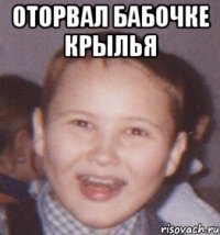 оторвал бабочке крылья 