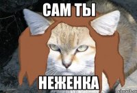 сам ты неженка