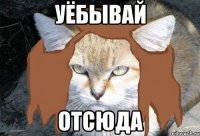 уёбывай отсюда