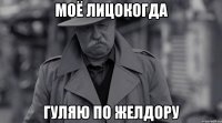 моё лицокогда гуляю по желдору