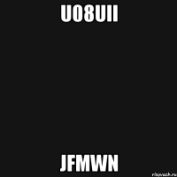 u08uii jfmwn