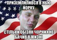 приземлилився в нью йорку стільки обізян чорних не бачив в жизні