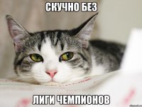 скучно без лиги чемпионов