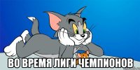  во время лиги чемпионов