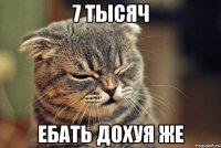 7 тысяч ебать дохуя же