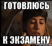 готовлюсь к экзамену