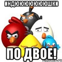 индюююююююшки по двое!