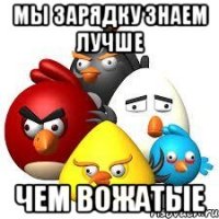 мы зарядку знаем лучше чем вожатые