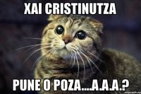 xai cristinutza pune o poza....a.a.a.?