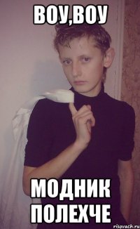 воу,воу модник полехче