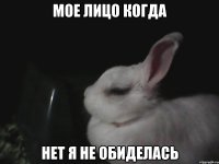 мое лицо когда нет я не обиделась