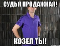судья продажная! козел ты!