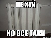 не хуй но все таки