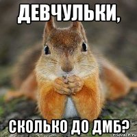 девчульки, сколько до дмб?