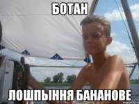 ботан лошпыння бананове