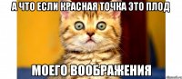 а что если красная точка это плод моего воображения