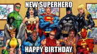 new superhero happy birthday