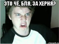 это чё, бля, за херня? 